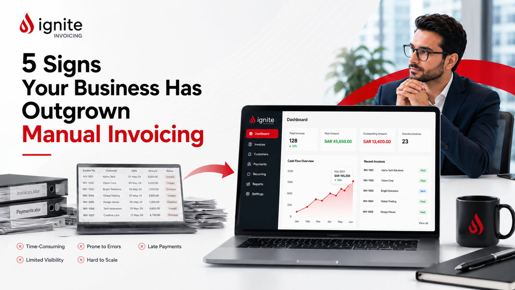 5 Signs Your Business Has Outgrown Manual Invoicing
