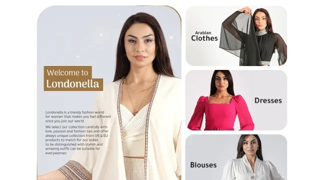 Londonella fashion category campaign artwork